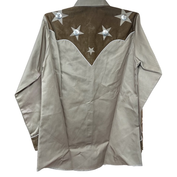 SzS Espuela De Oro Long Sleeve Button Down Western Ranch Rodeo Shirt NWOT - Picture 6 of 8